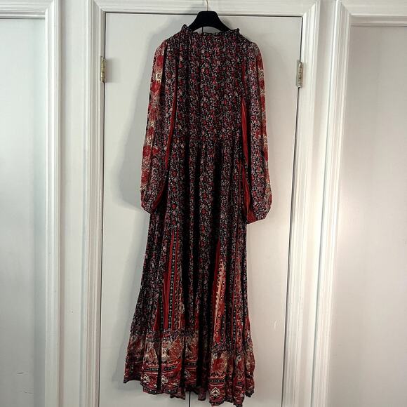 Free People Happy feelings maxi dress size S red carpet - Picture 10 of 10